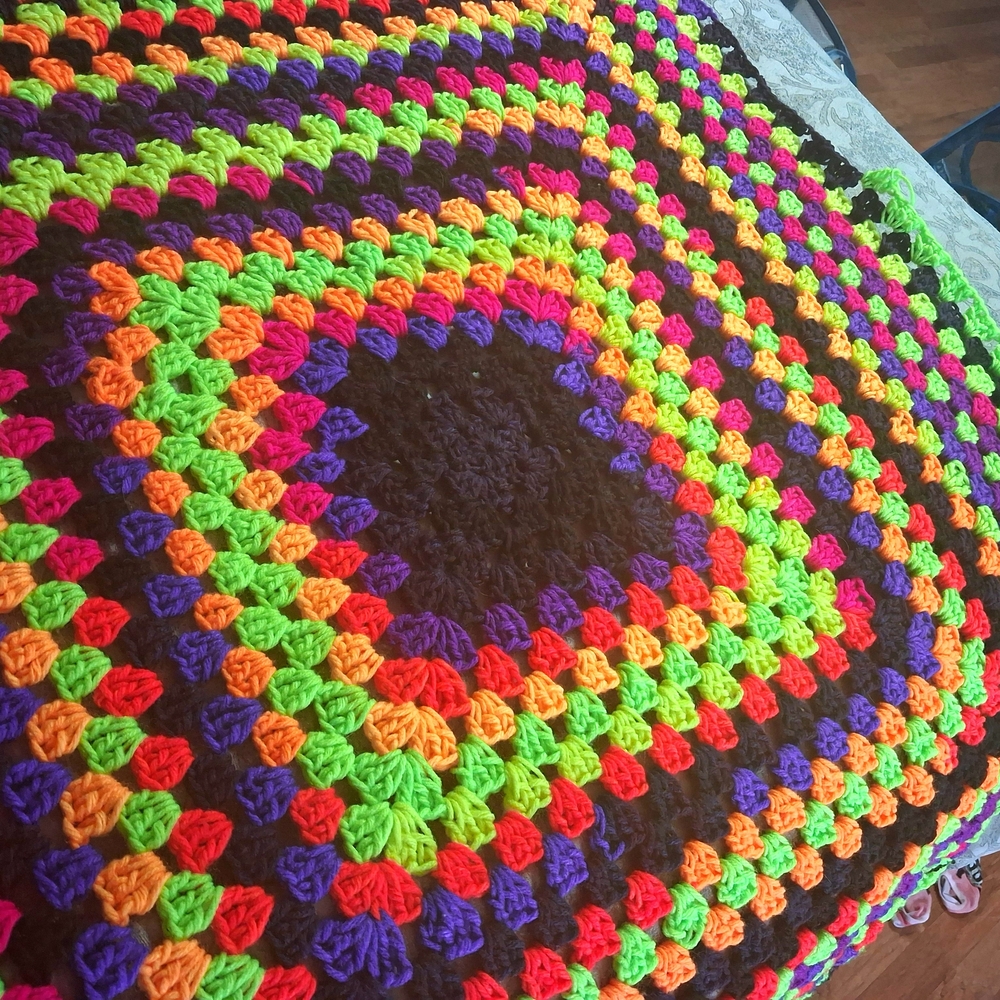Colorful Crochet Blanket